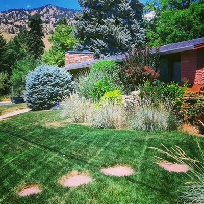 Colorado Living...let New Dawn Lawn Care make your yard as beautiful as the Boulder flatirons! Follow @newdawnlawncare on IG!