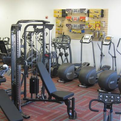 Full selection of Home Fitness Equipment: pictured are Precor Ellipticals, Inspire Fitness FT1 Functional Trainer.