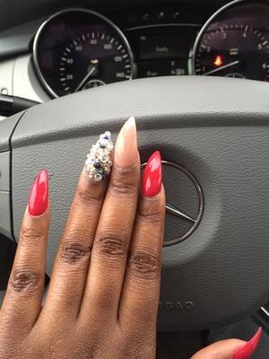 Stiletto nails