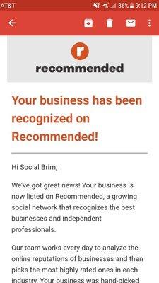 We just won the recommended award. Need a trustworthy and talented digital marketing team?