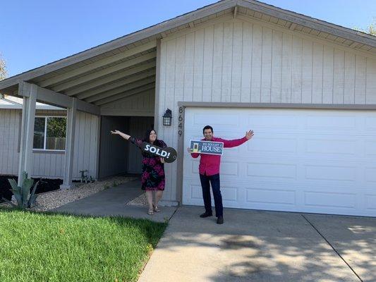 Congratulations Keren & Adiel on you're first 
Home purchase. Hope you have a great transition from the Bay Area to Sacramento.