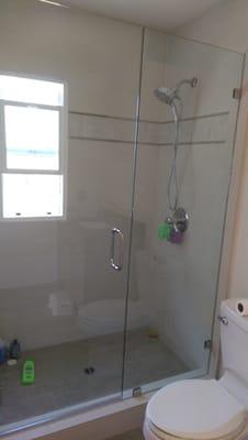 Guest bath shower install