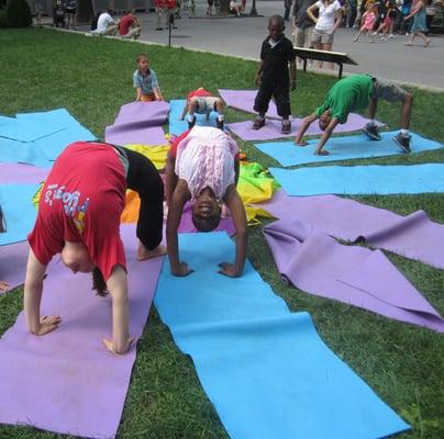 Practicing wheels at the Bronx Zoo