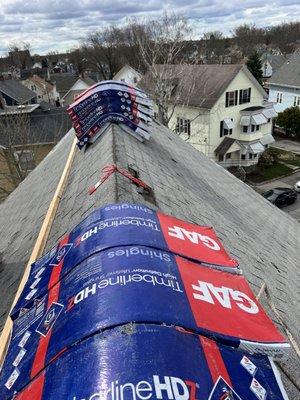 Shingle roof