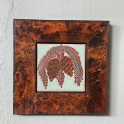 Framed Fine Art tile by Kate Lally