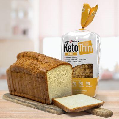 Our Keto Thin Bread has the perfect keto macros, boasts 12g of healthy fat, 8g of protein, and 0g net carbs.