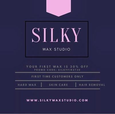 30% Off First Wax!!! Promo Code: SILKYFIRST30