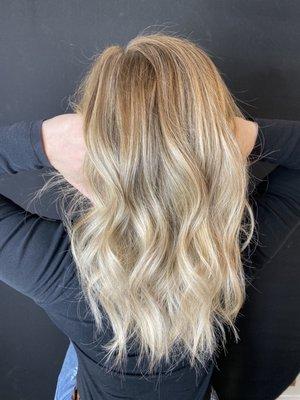 Full highlight blonde