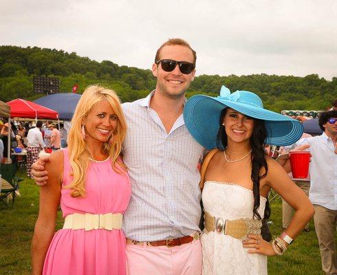 Party at the annual Iroquois Steeplechase in Nashville's Percy Warner Park.  #TNSteeplechase