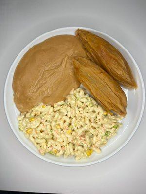 Tamale Puerco Plate