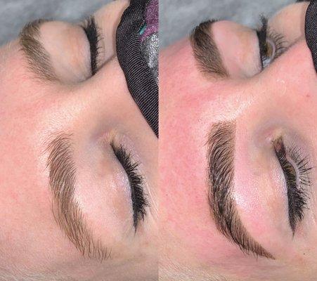 Eyebrow wax + tint