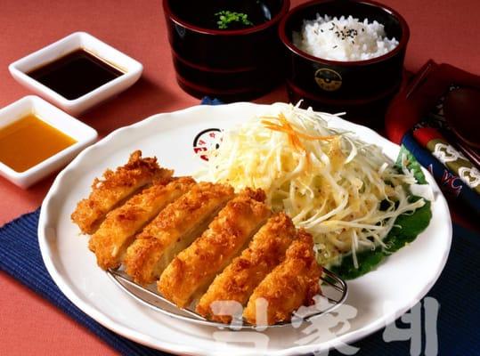 CHICKEN(OR PORK) KATSU (BREADED FRIED CHICKEN)