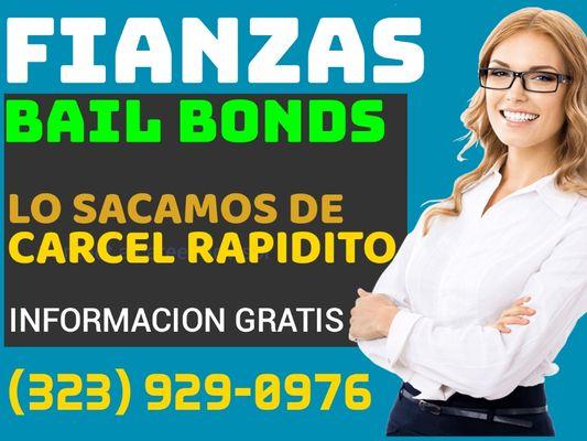 BAIL BONDS
SUPER FAST RELEASE 
FREE BAIL INFORMATION 
OPEN 24/7