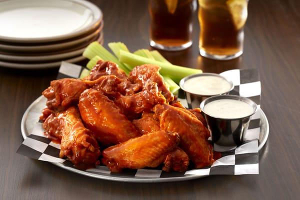 Hot, Mild or BBQ Wings!