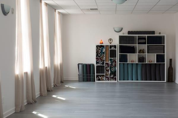 The yoga studio