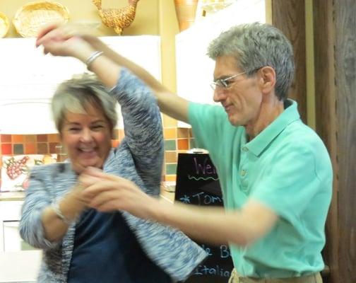 Members love to dance with The Ivey's staff