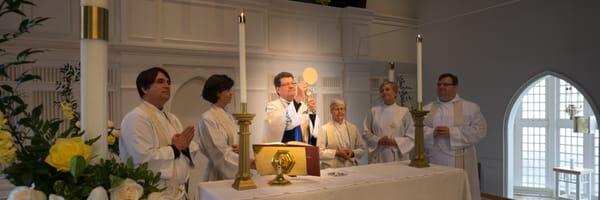 Holy Eucharist at St. Mary's, by The Rev. Andrew Merrow.