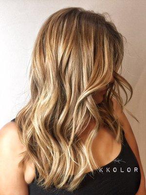 Balayage highlights