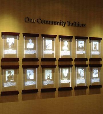 Community Foundation of Broward, 'Community Builders' Display. LED illuminated Acrylic Signs by Expose Yourself Signs.