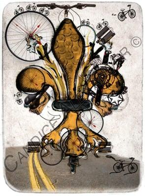 bike Fleur de lis By Candice Alexander ©2011