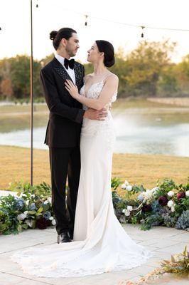 Beautiful couple by our pond