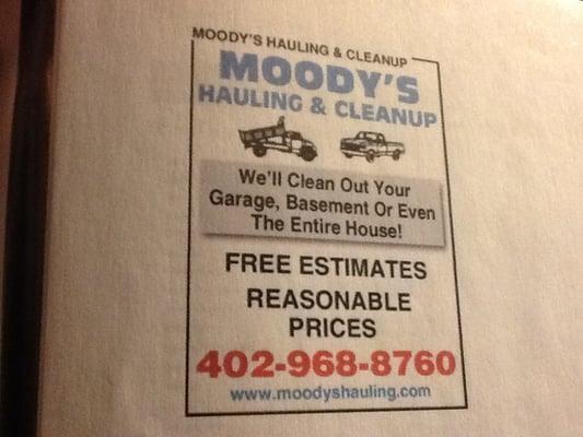 Moody's Hauling & Clean Up