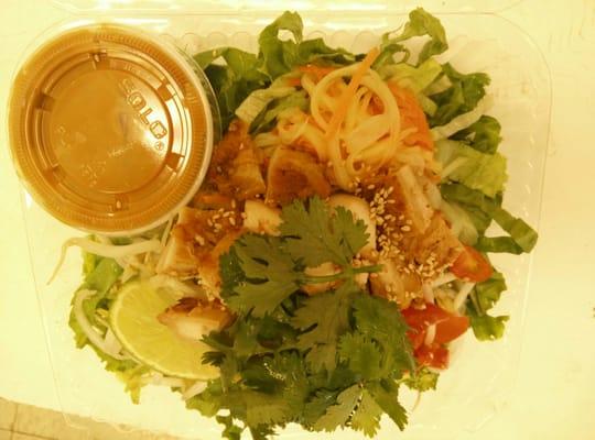 Monday special : fresh noodle salad with peanut vinaigrette 5.95