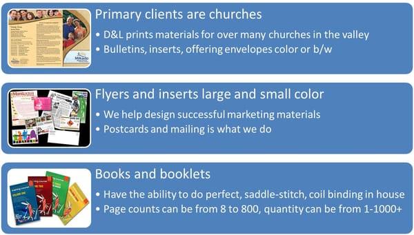 We are a commercial printer who focuses on the printing of paperback books!