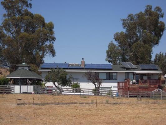 Petaluma solar install at Flocchini residence by HelioPower