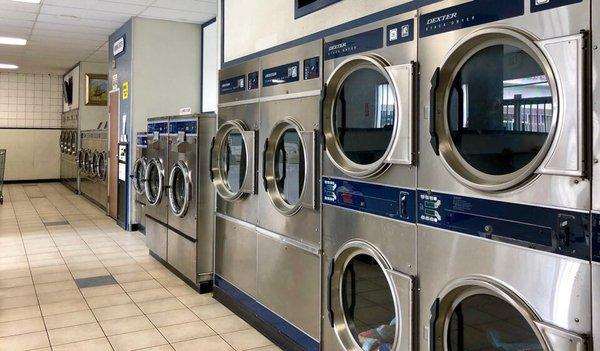 Very clean and they use Dexter washers and dryers