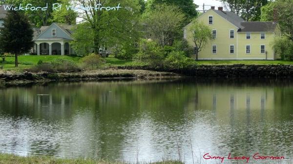 Wickford Village harbor