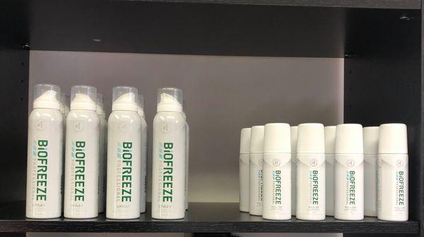 BioFreeze helps with loosen up those tight muscles before a day at work or on the field!