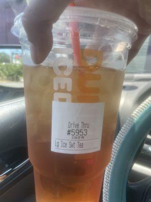 Large Sweet Iced Tea