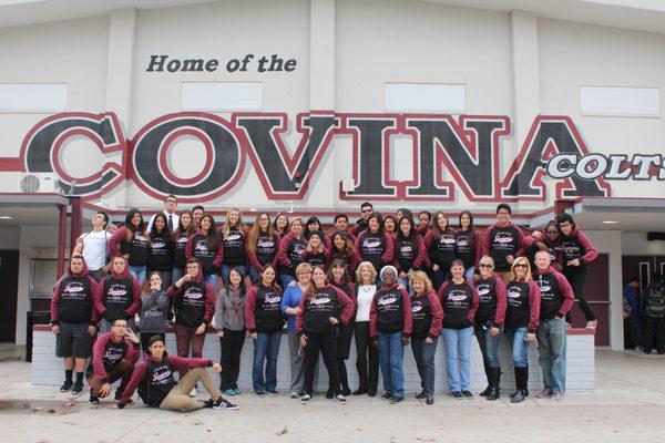 Custom Senior Class Hoodies at Covina High School-Home of the Colts!