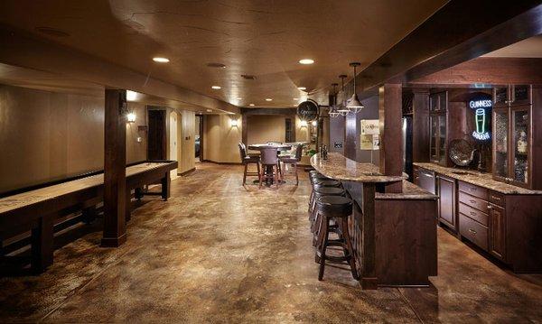 Acid stained concrete http://www.milehighcoatings.com/basement-solutions.html