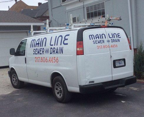 Drain cleaning van