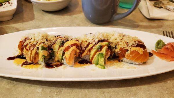 Crazy salmon roll