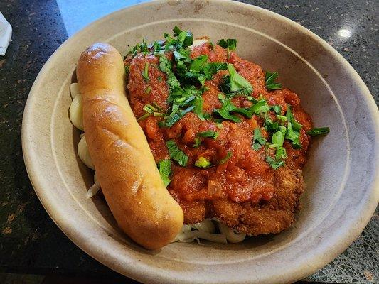 Chicken Parmesan bowl