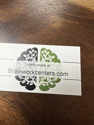 Visit us at BrainWorkCenters.com