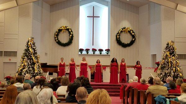 Our Sanctuary was the venue for Sopranessence Holiday Concert 2019