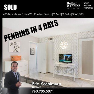 3/24/22 Sold Palm Springs $360,000