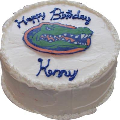 Gator Birthday Cake - chocolate logo