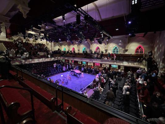 Post concert shot from upstairs