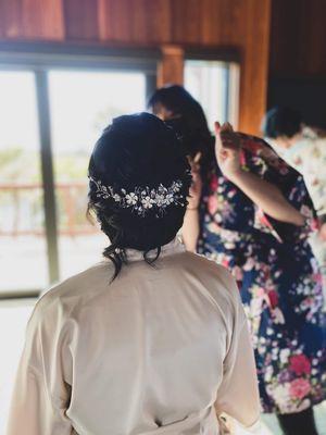 Wedding updo