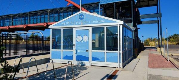 Bicycle storage shed