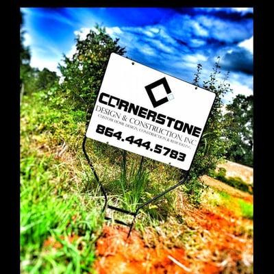 Custom home builder steel signs.