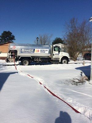 Making heating oil deliveries in Seaford, DE