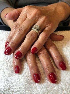 Beautiful shellac nails by sophie carter