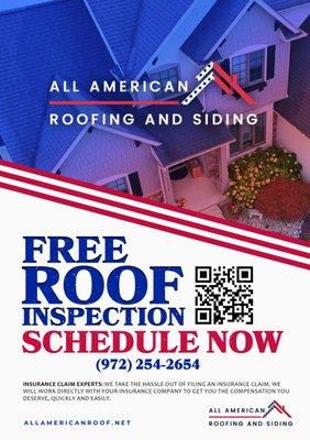 Schedule your complimentary roof estimate