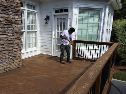 Deck stain, painting, pressure washer